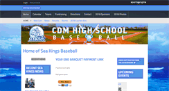 Desktop Screenshot of cdmbaseball.org